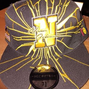 New Orleans Black Pelicans Fitted Cap